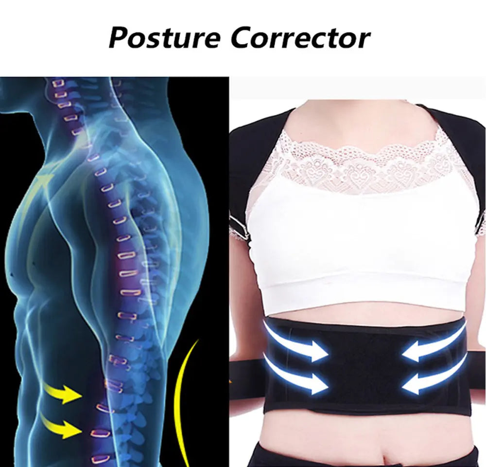 Posture Belt, Premium Quality Adjustable Back Support Belt Alsarrat.Shop